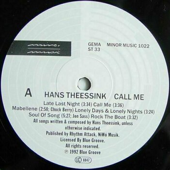 Hanglemez Hans Theessink - Call Me (LP) (180g) - 3