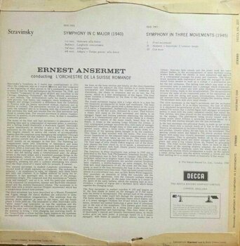 LP deska Ernest Ansermet - Stravinsky: Symphony In Three Movements (LP) (180g) - 2