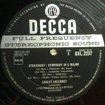 Δίσκος LP Ernest Ansermet - Stravinsky: Symphony In Three Movements (LP) (180g) - 3