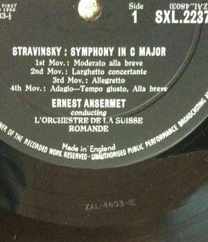 Δίσκος LP Ernest Ansermet - Stravinsky: Symphony In Three Movements (LP) (180g) - 4