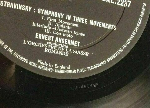Δίσκος LP Ernest Ansermet - Stravinsky: Symphony In Three Movements (LP) (180g) - 6