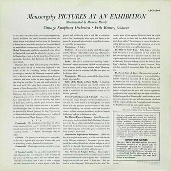 LP Fritz Reiner - Ravel: Pictures at an Exhibition/ Moussorgsky (2 LP) (200g) (45 RPM) - 2