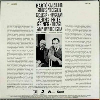 Disco in vinile Fritz Reiner - Bartok: Music For Strings, Percussion and Celesta/ Hungarian Sketches (200g) - 4