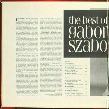 Disco in vinile Gabor Szabo - The Best Of Gabor Szabo (Red Coloured) (LP) - 3