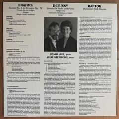 Płyta winylowa David Abel/Julie Steinberg - Debussy/Brahms/Bartok: Sonatas For Violin And Piano (200g) (Remastered) - 1