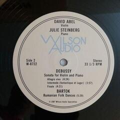 Płyta winylowa David Abel/Julie Steinberg - Debussy/Brahms/Bartok: Sonatas For Violin And Piano (200g) (Remastered) - 3