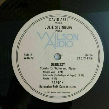 Płyta winylowa David Abel/Julie Steinberg - Debussy/Brahms/Bartok: Sonatas For Violin And Piano (200g) (Remastered) - 4