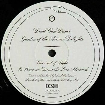 Hanglemez Dead Can Dance - Garden Of The Arcane Delights + Peel Sessions (2 LP) - 5