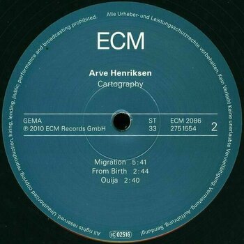Hanglemez Arve Henriksen - Cartography (2 LP) (180g) - 6