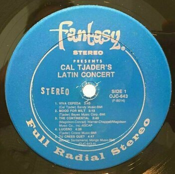 Hanglemez Cal Tjader - Latin Concert (LP) - 2