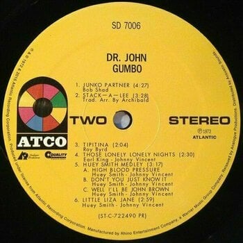 Disco in vinile Dr. John - Dr. John's Gumbo (LP) (200g) - 4