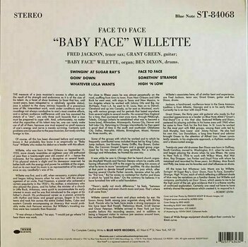Vinyl Record Baby Face Willette - Face To Face (LP) (180g) - 3