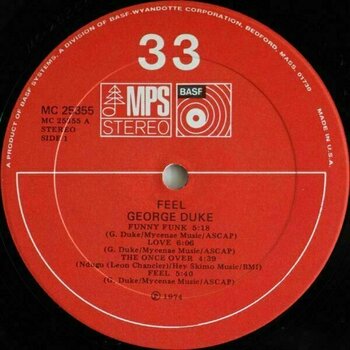 Płyta winylowa George Duke - Feel (LP) (180g) - 3
