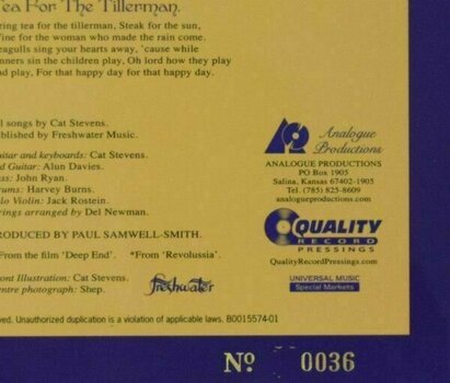 Hanglemez Cat Stevens - Tea For The Tillerman (2 LP) (45 RPM) (200g) - 6