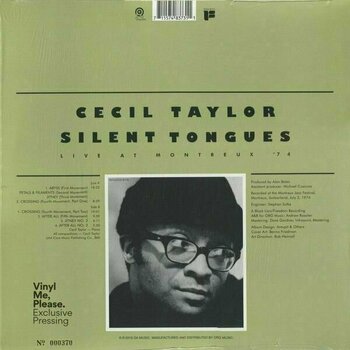 Płyta winylowa Cecil Taylor - Silent Tongues (LP) (180g) - 2