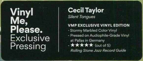 Płyta winylowa Cecil Taylor - Silent Tongues (LP) (180g) - 5