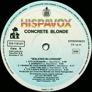 Δίσκος LP Concrete Blonde - Walking In London (LP) - 4
