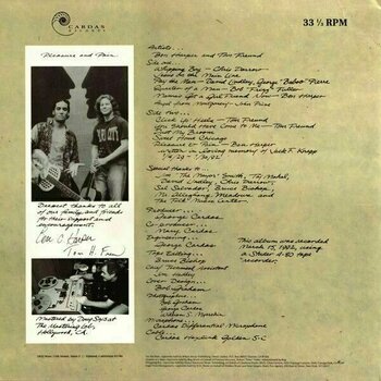 Vinyl Record Ben Harper - Pleasure And Pain (LP) (180g) - 2