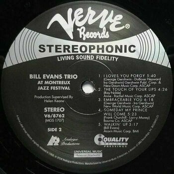 Vinyl Record Bill Evans - At The Montreux Jazz Festival (LP) (200g) - 4