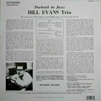 LP Bill Evans Trio - Portrait In Jazz (LP) - 2