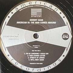 Vinyl Record Johnny Cash - American IV: The Man Comes Around (2 LP) (180g) - 4