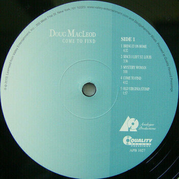 Vinyl Record Doug MacLeod - Come To Find (2 LP) (200g) (45 RPM) - 3