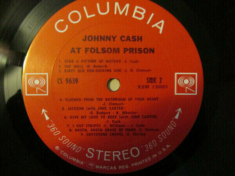 Vinyl Record Johnny Cash - At Folsom Prison (LP) - 4