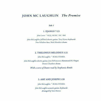 Disque vinyle John McLaughlin - The Promise (2 LP) (180g) - 10