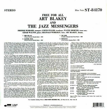 LP plošča Art Blakey & Jazz Messengers - Free For All (LP) - 2