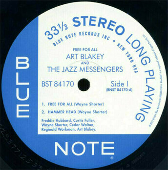 Vinyl Record Art Blakey & Jazz Messengers - Free For All (LP) - 3