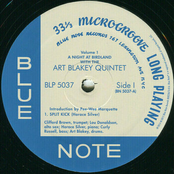 Vinyl Record Art Blakey Quintet - A Night At Birdland With The Art Blakey Quintet, Vol. 1 (2 10" Vinyl) - 3