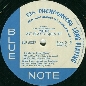 Disque vinyle Art Blakey Quintet - A Night At Birdland With The Art Blakey Quintet, Vol. 1 (2 10" Vinyl) - 4