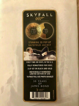 LP ploča Thomas Newman - Skyfall (Black & Gold Coloured) (2 LP) - 3