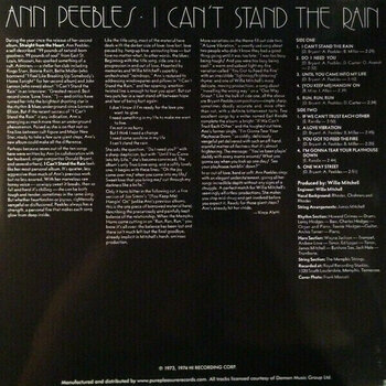 Disque vinyle Ann Peebles - I Can't Stand The Rain (LP) (180g) - 2