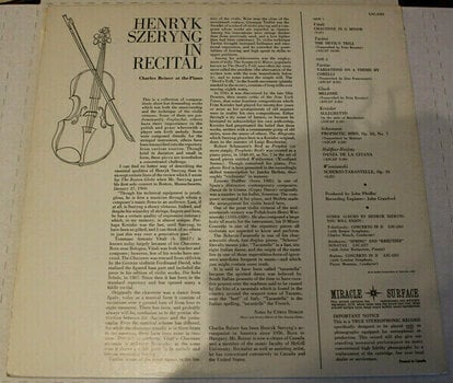 Hanglemez Henryk Szeryng - Henryk Szeryng in Recital (LP) (200g) - 3