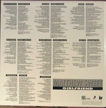 Vinyl Record Matthew Sweet - Girlfriend (2 LP) (180g) - 2