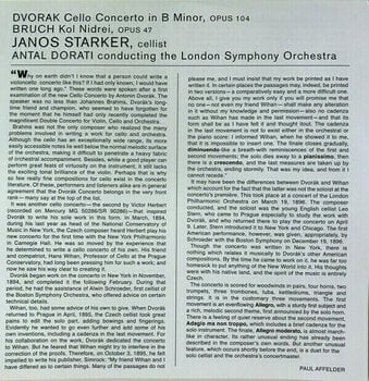 Vinyl Record Janos Starker - Dvorak: Violincello Concerto/Bruch: Kol Nidrei (2 LP) (200g) (45 RPM) - 5