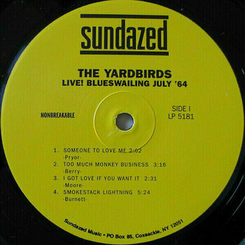 Disco in vinile The Yardbirds - LIVE! Blueswailing July '64 (LP) - 4