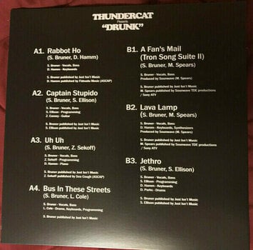 Disco de vinilo Thundercat - Drunk (Red Coloured) (4 x 10" Vinyl) - 5
