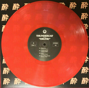 Disco de vinilo Thundercat - Drunk (Red Coloured) (4 x 10" Vinyl) - 7