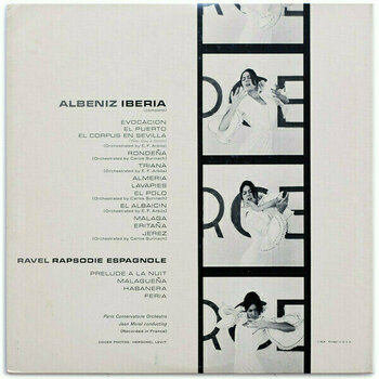 Płyta winylowa Jean Morel - Albeniz: Iberia (complete)/ Ravel: Rapsodie Espagnole (2 LP) (200g) - 2