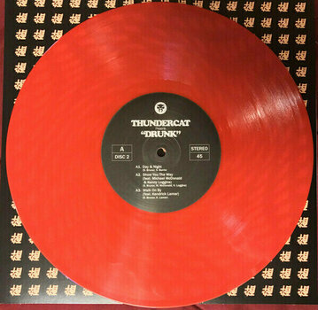Disco de vinilo Thundercat - Drunk (Red Coloured) (4 x 10" Vinyl) - 12