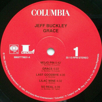 Hanglemez Jeff Buckley - Grace (LP) (180g) - 3