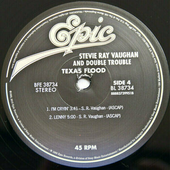 Disque vinyle Stevie Ray Vaughan - Texas Flood (2 LP) (200g) (45 RPM) - 7