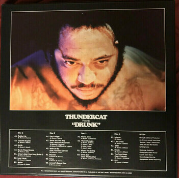Disco de vinil Thundercat - Drunk (Red Coloured) (4 x 10" Vinyl) - 22