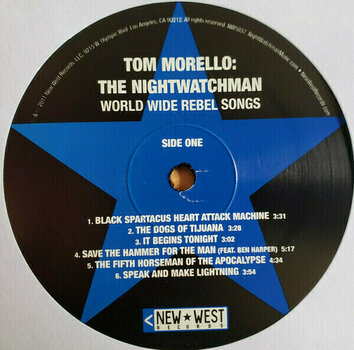 Disco in vinile Tom Morello The Nightwatchman - World Wide Rebel Songs (LP) - 3