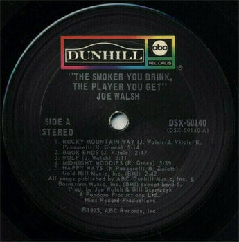 Disco in vinile Joe Walsh - The Smoker You Drink, The Player You Get (200g) (LP) - 2