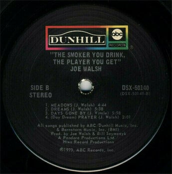 Disco in vinile Joe Walsh - The Smoker You Drink, The Player You Get (200g) (LP) - 3