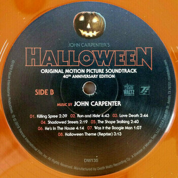 Hanglemez John Carpenter - Halloween (Translucent Orange) (180g) - 4