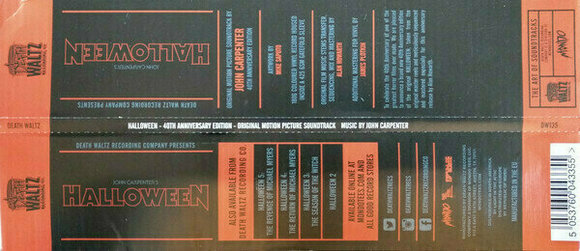 LP John Carpenter - Halloween (Translucent Orange) (180g) - 6